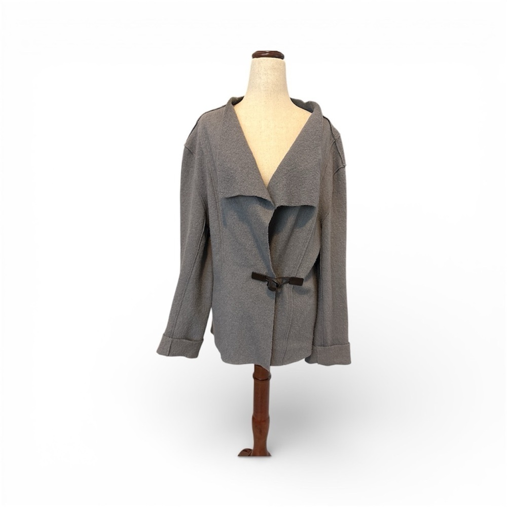 Johnston & Murphy Gray Wool Blend Jacket